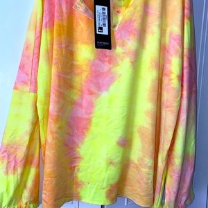 Rebdolls tie dye pajama set